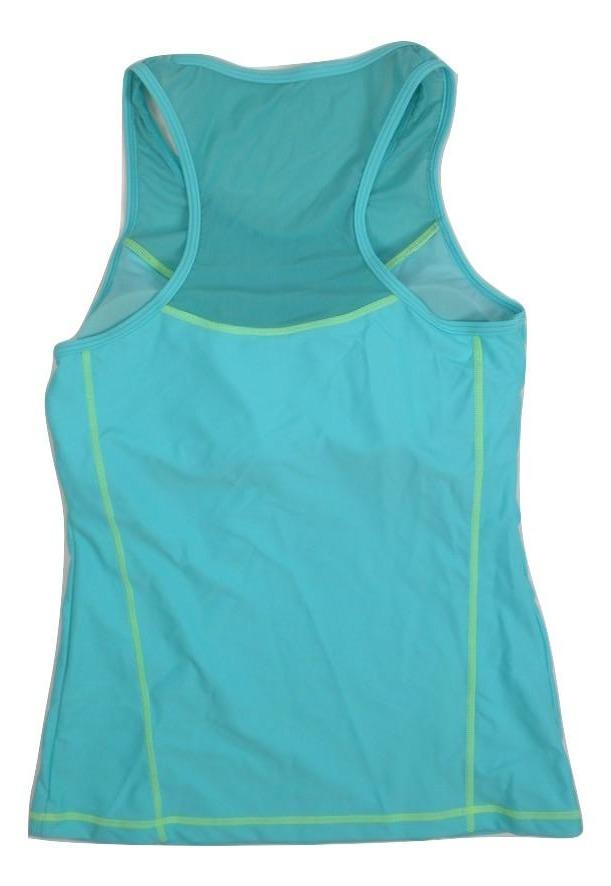 Avia Teal and Yellow Bathing Suit Top - Medium - The Fashion Foundation