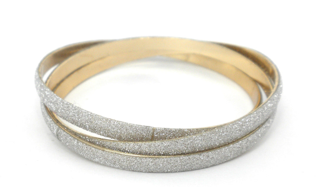 3 Gold and Silver Bangles - The Fashion Foundation - {{ discount designer}}