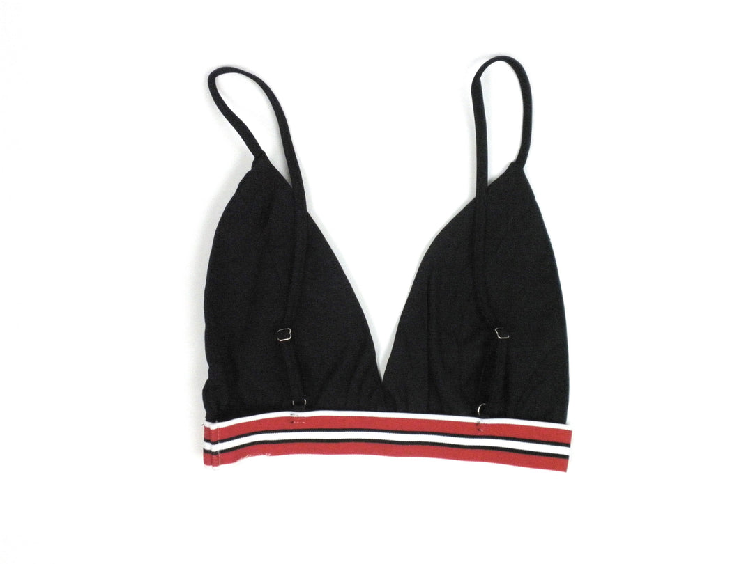 Zaful Red and Black Crop Top - Size Small - The Fashion Foundation