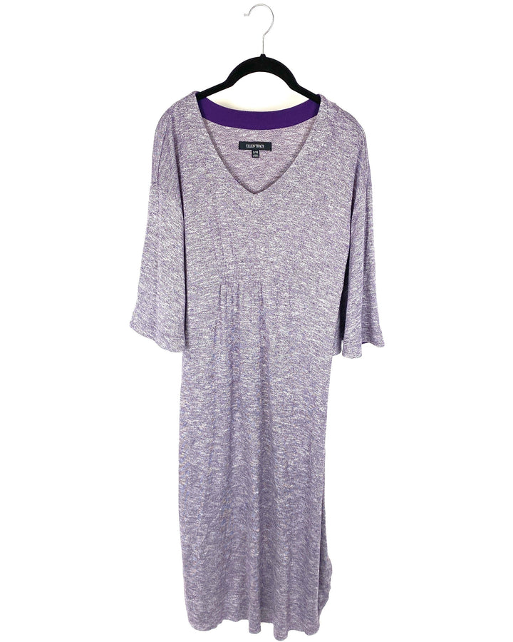 Purple Short Sleeve Caftan - Small/Medium