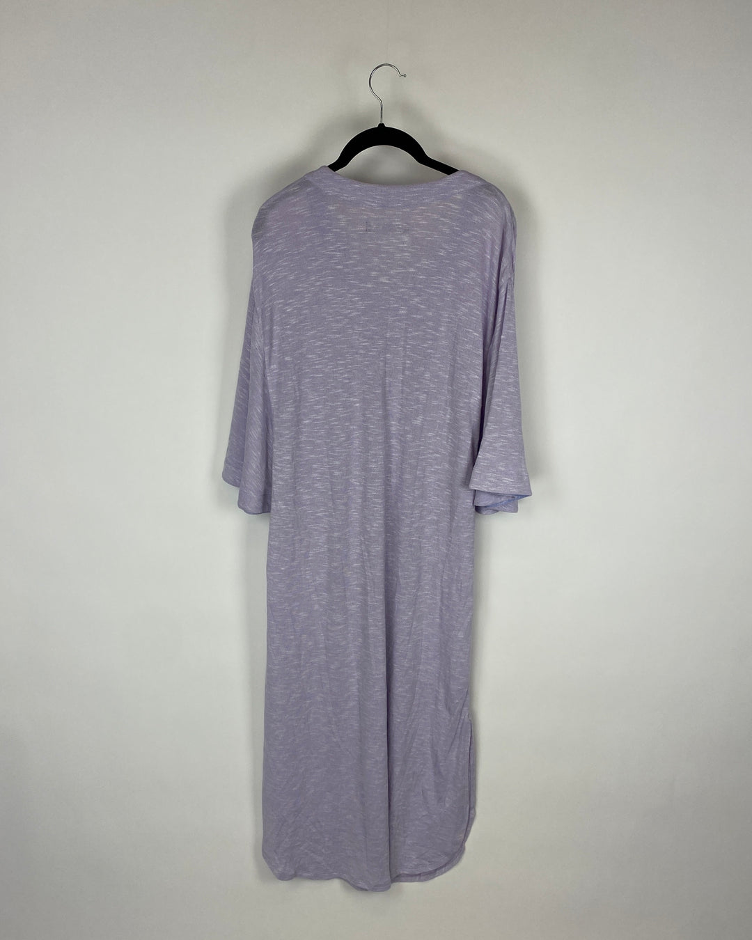 Light Purple Short Sleeve Caftan - Small/Medium