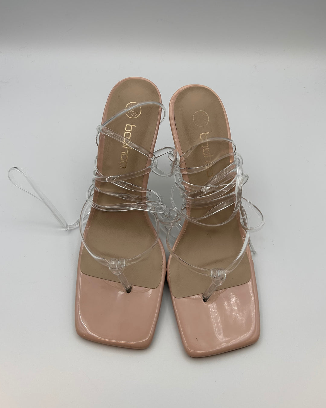 Boohoo Wrap Up Heels - Size 8