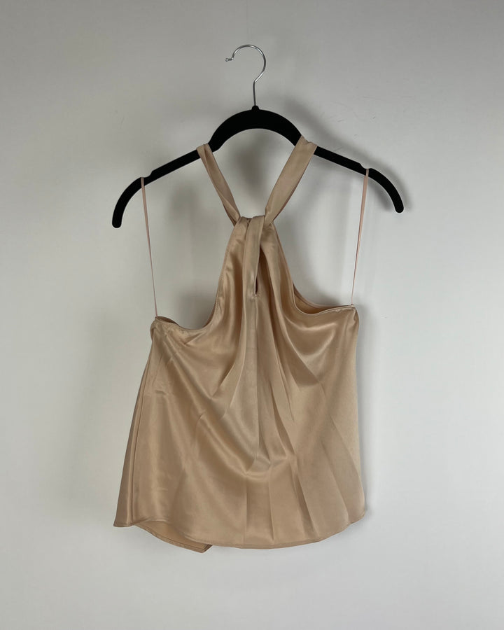 Champagne Halter Top - Extra Small and Extra Large