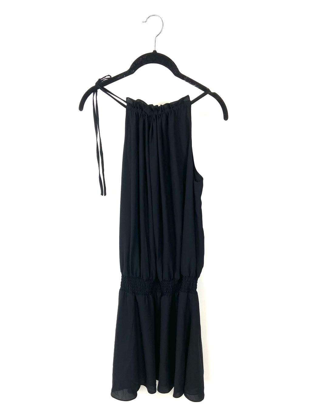 Black Ruffled Dress - Small