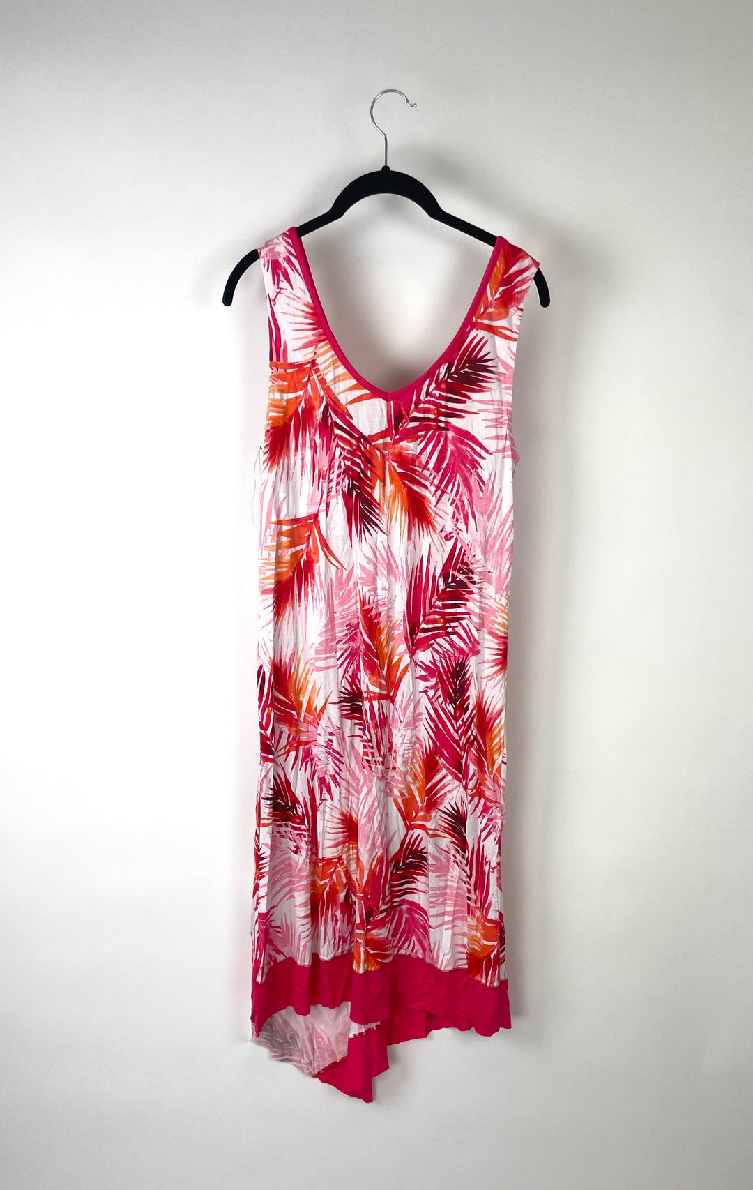 Pink, White And Orange Tropical Nightgown - Small