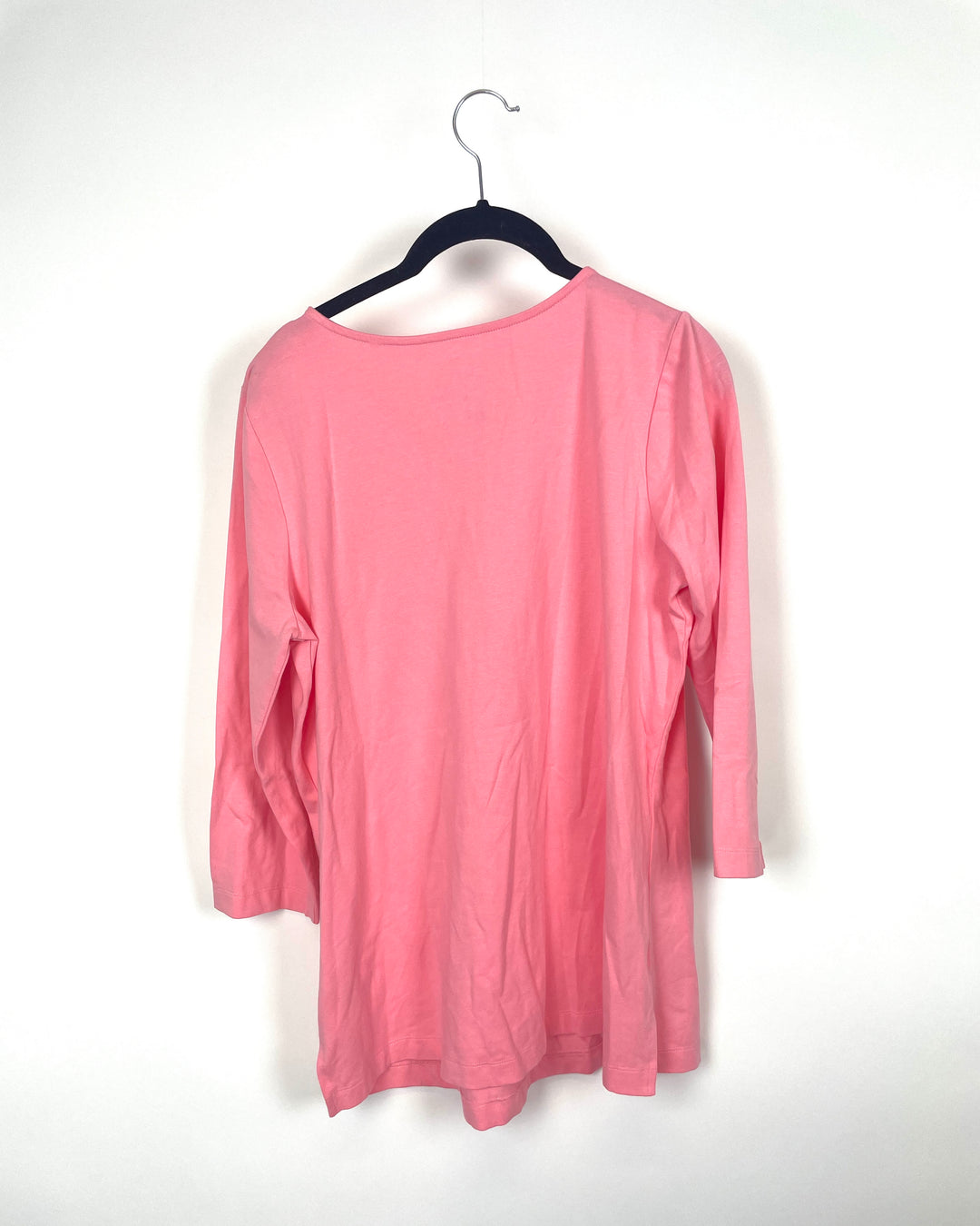 Pink Zippered Long Sleeve Top - Small/Medium