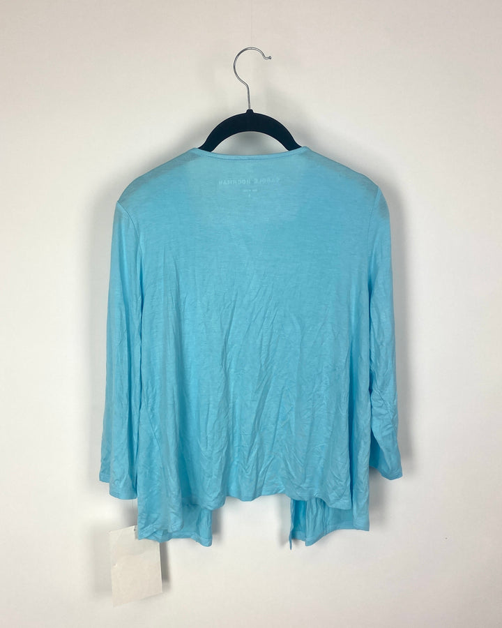 Light Blue Lightweight Cardigan - Small