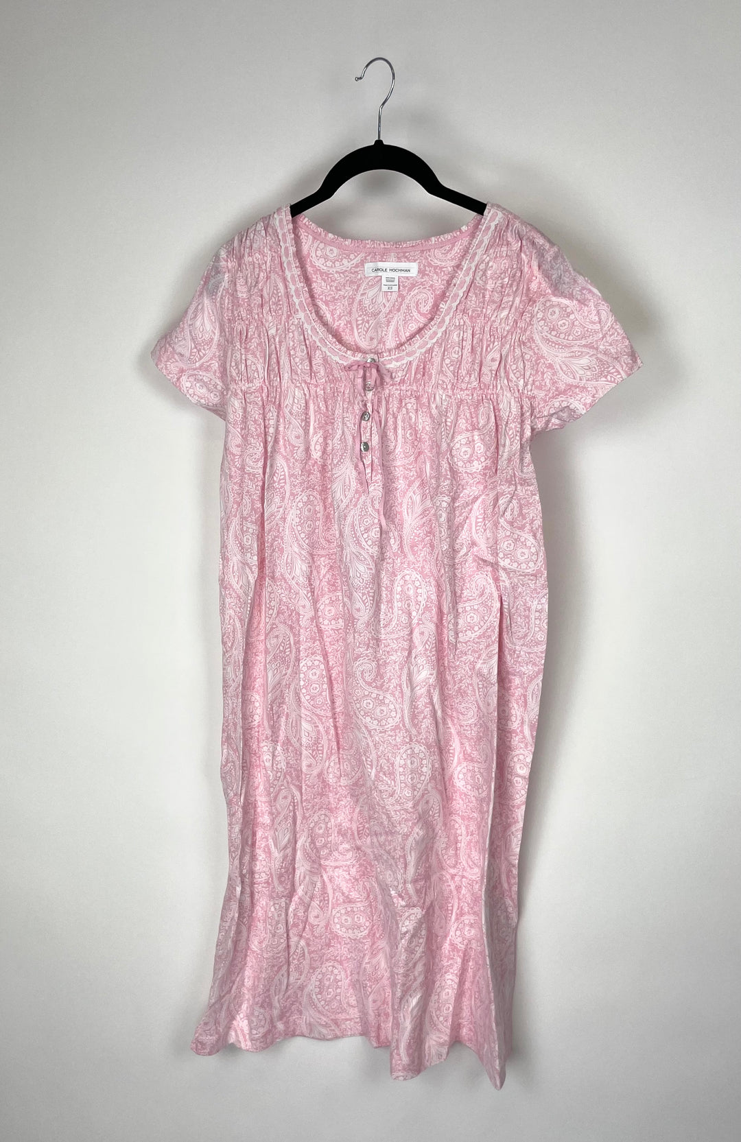 Pink And White Nightgown - Extra Small