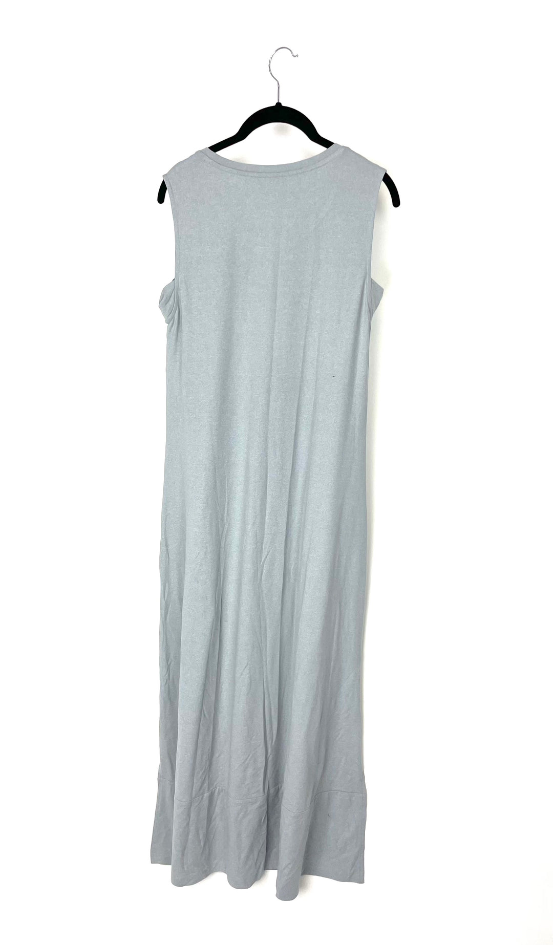 Grey Crew Neck Maxi Dress - Size 6/8