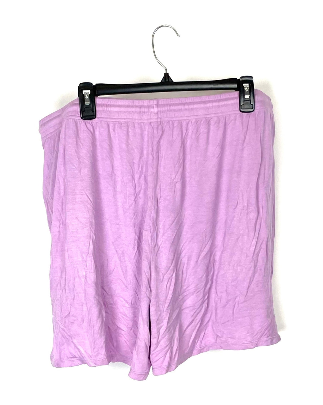 Purple Pajama Shorts - 1X