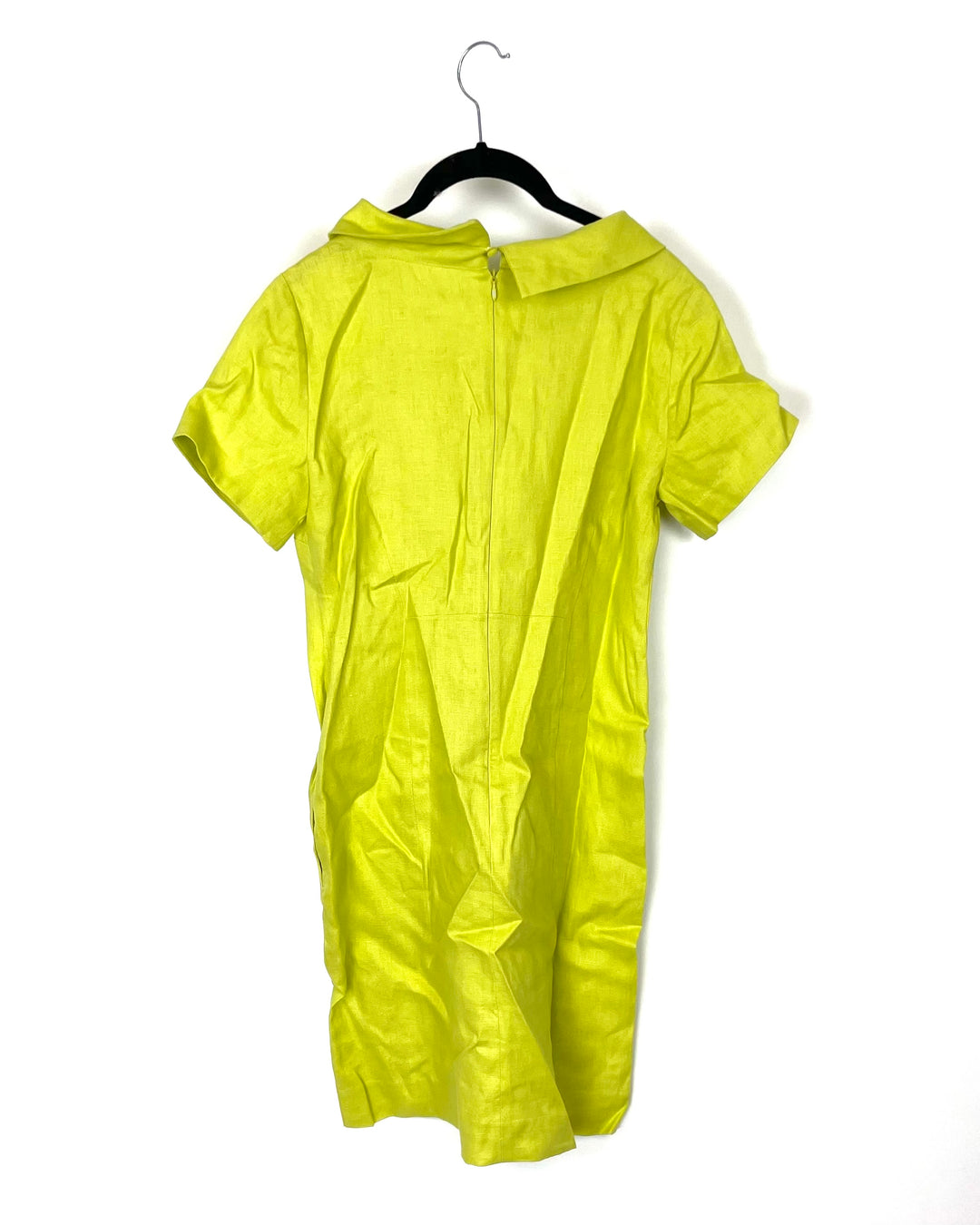 Lime Green Linen Dress - Size 4 The Fashion Foundation Lime Green Linen Dress - Size 4 The Fashion Foundation