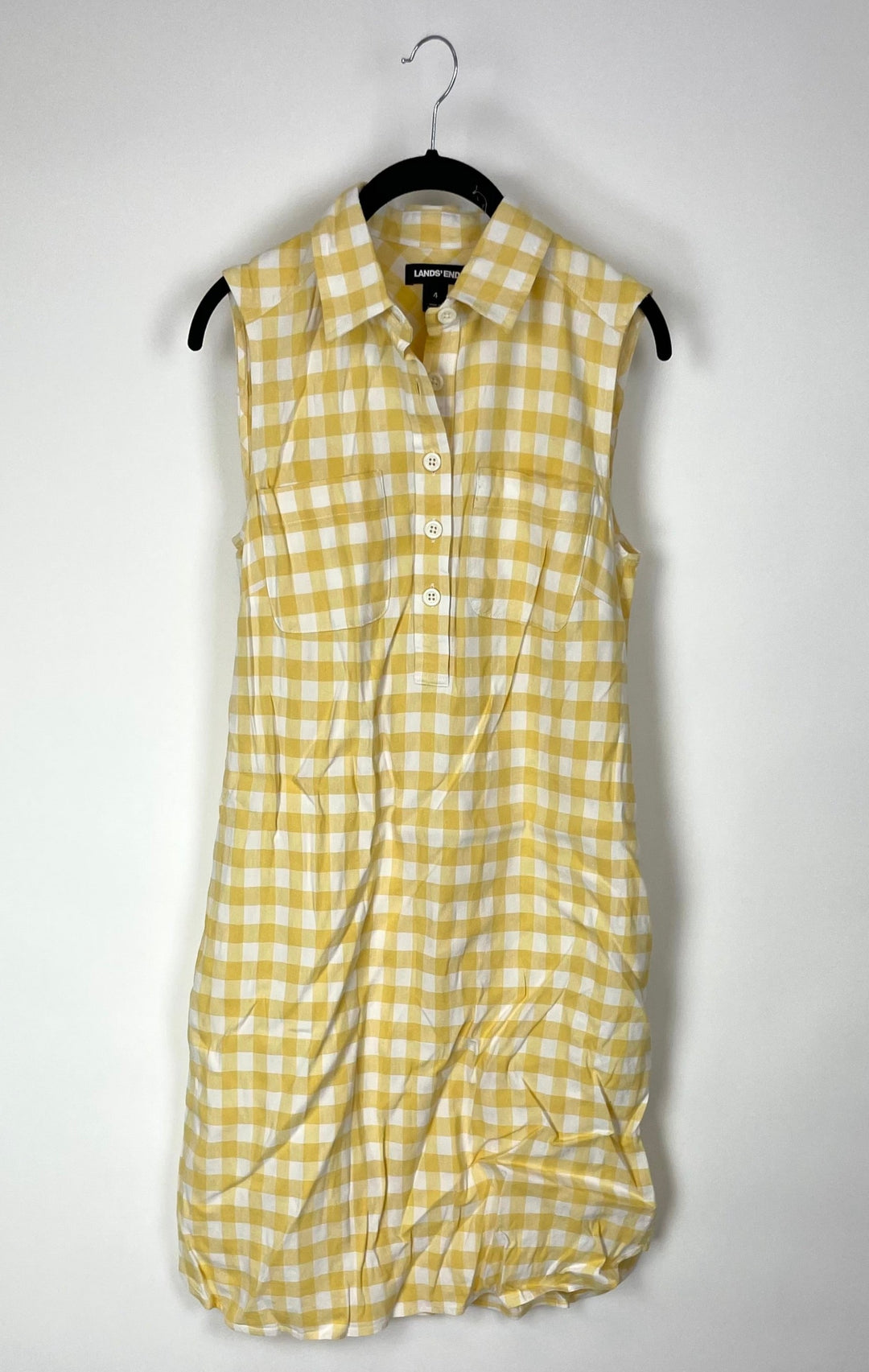 Yellow Gingham Dress - Size 4