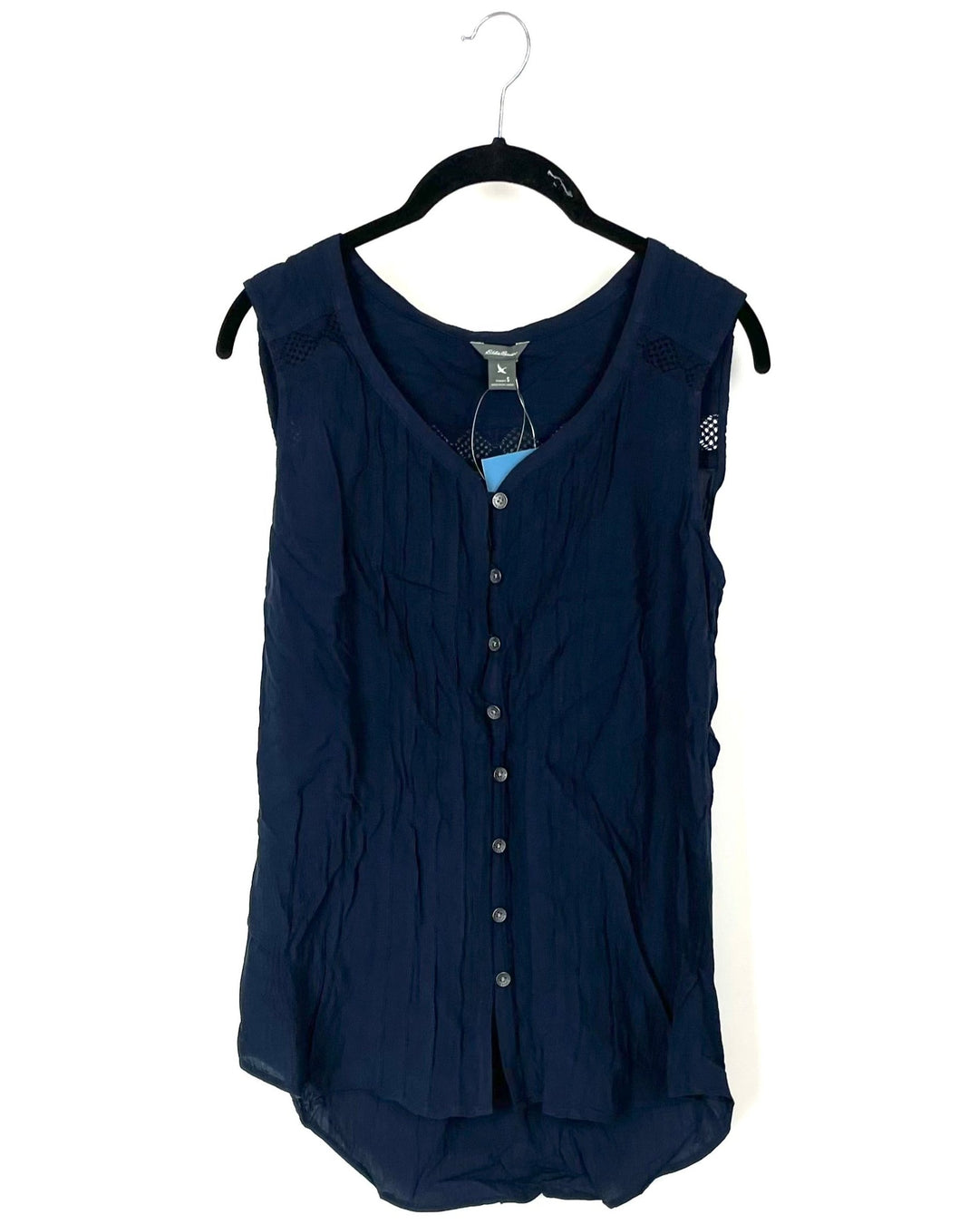 Navy Blue Blouse - Small