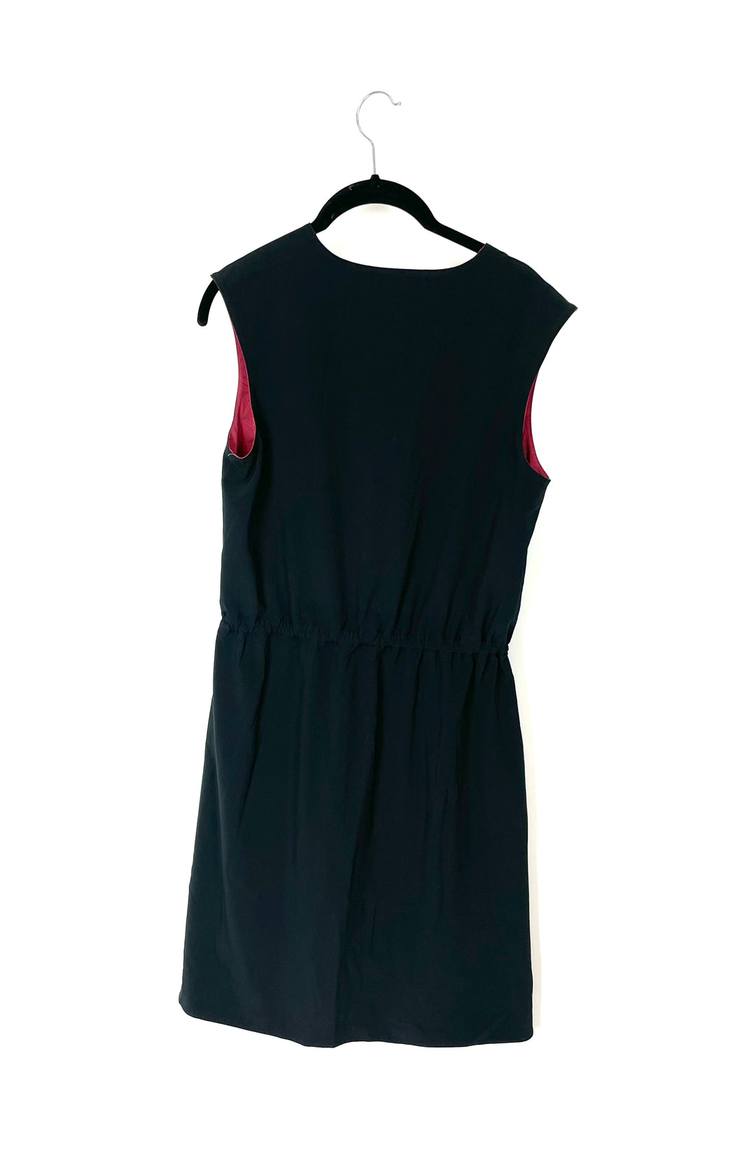 Red Interior Black Dress - Small