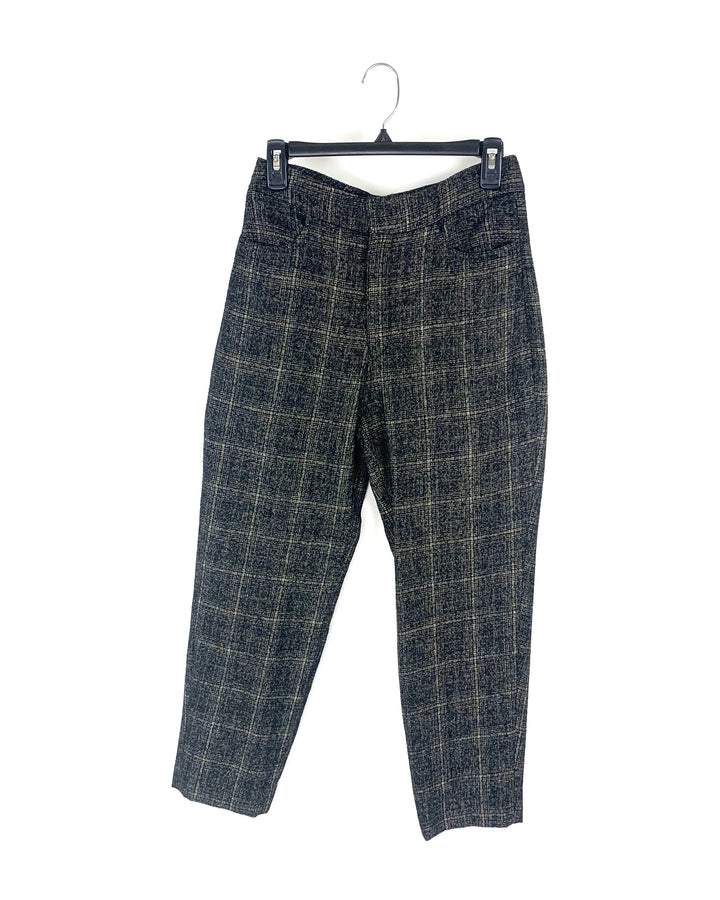 Wool Plaid Pants- Size 4