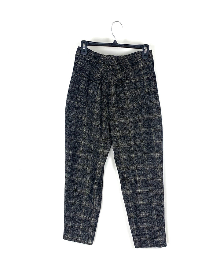 Wool Plaid Pants- Size 4