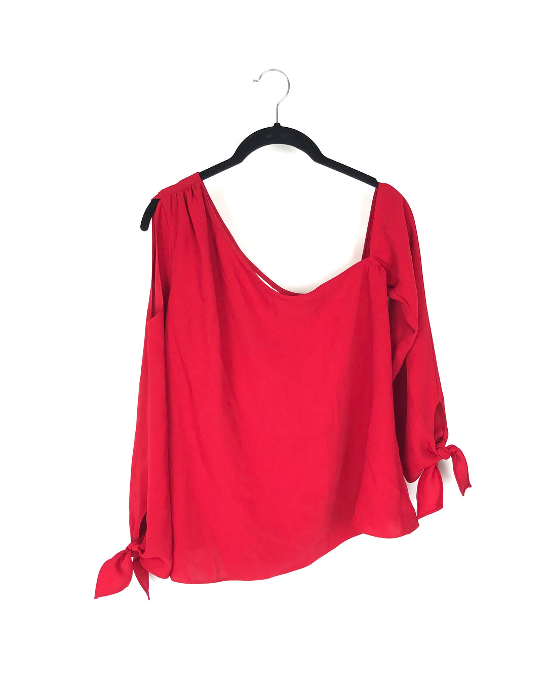 Red Long Sleeve Top - Small