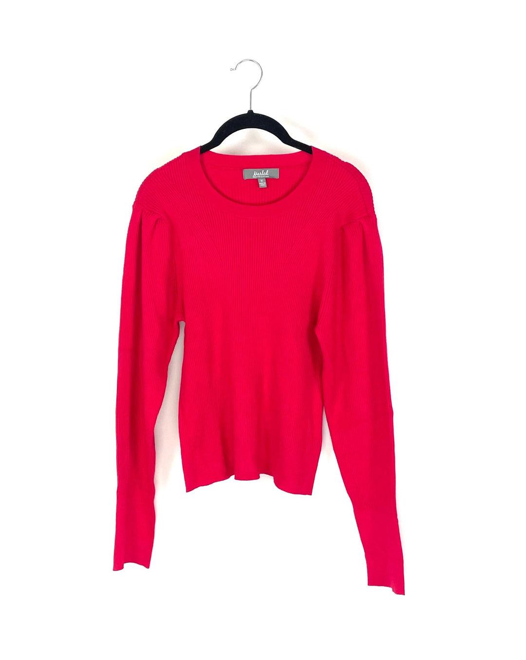 Marled Red Sweater - Medium