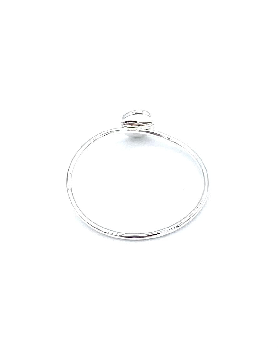 Silver Circle Ring - Size 6 and 7