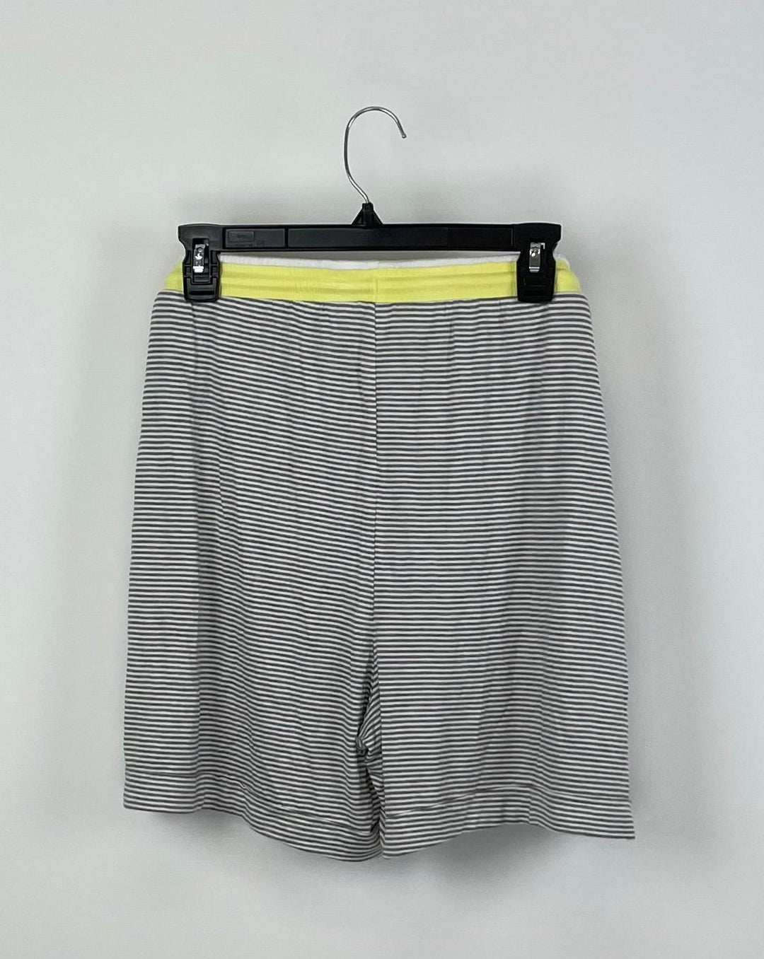 Grey Striped Pajama Shorts - 2X