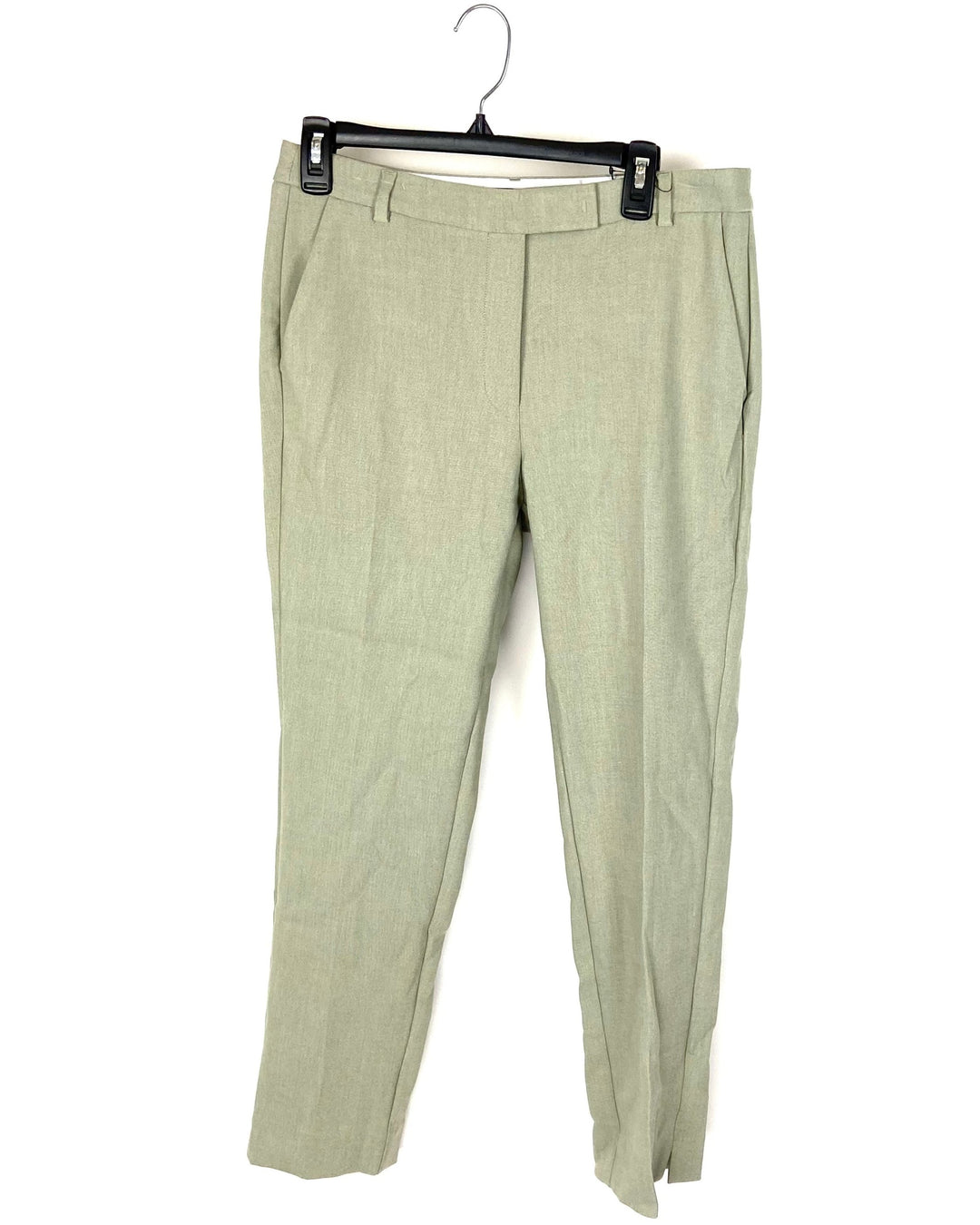 The Mia Slim Light Green Dress Pants - Size 8