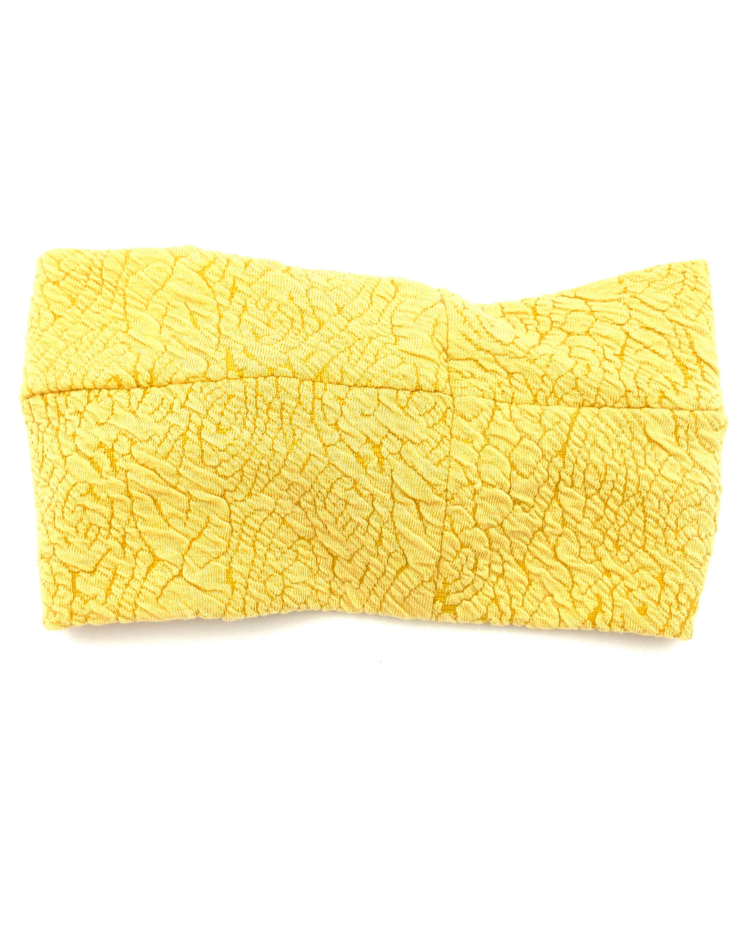 Yellow Floral Printed Winter Headband