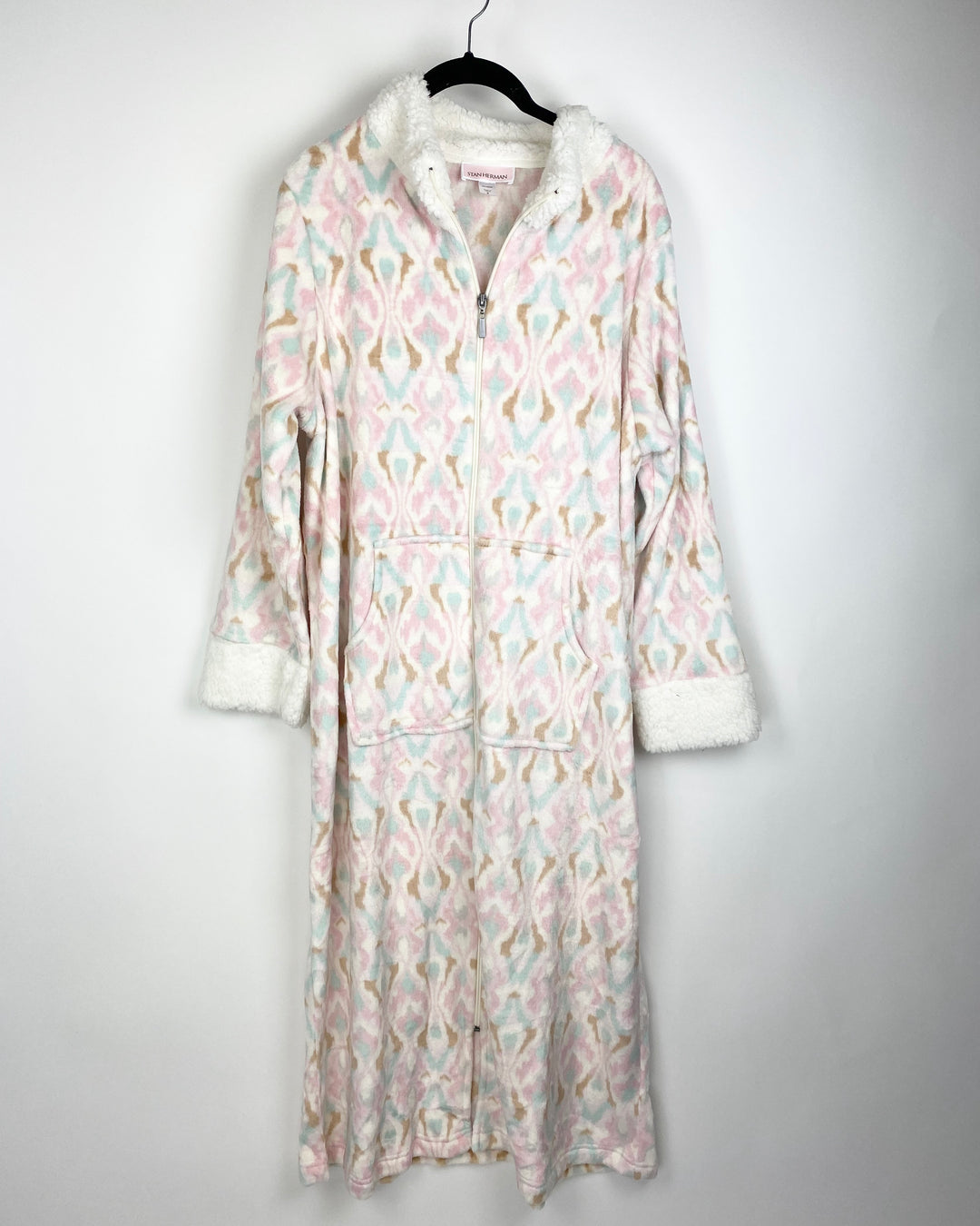 Pastel Print Zip Robe - Small