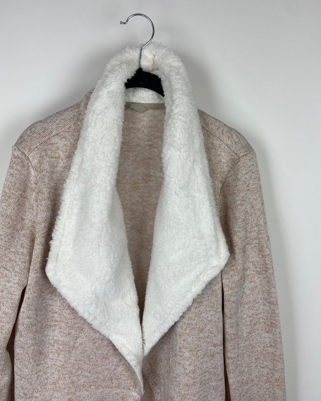 Oatmeal Long Sleeve Cardigan - Small