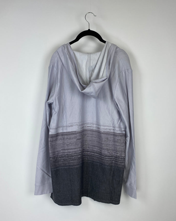 Grey Ombre Cardigan - Extra Small, Small, Medium