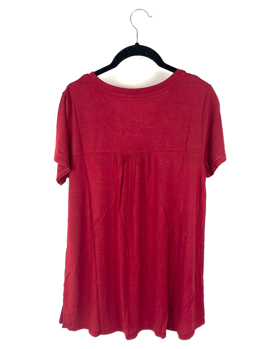 Red Short Sleeved Top - Size 6-8