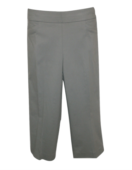 Briggs Gray Cropped Trousers - Size 18 - The Fashion Foundation
