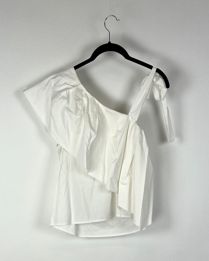 Off The Shoulder White Top - Small