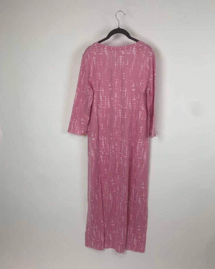 Pink Tie Dye Maxi Dress - Size 10/12