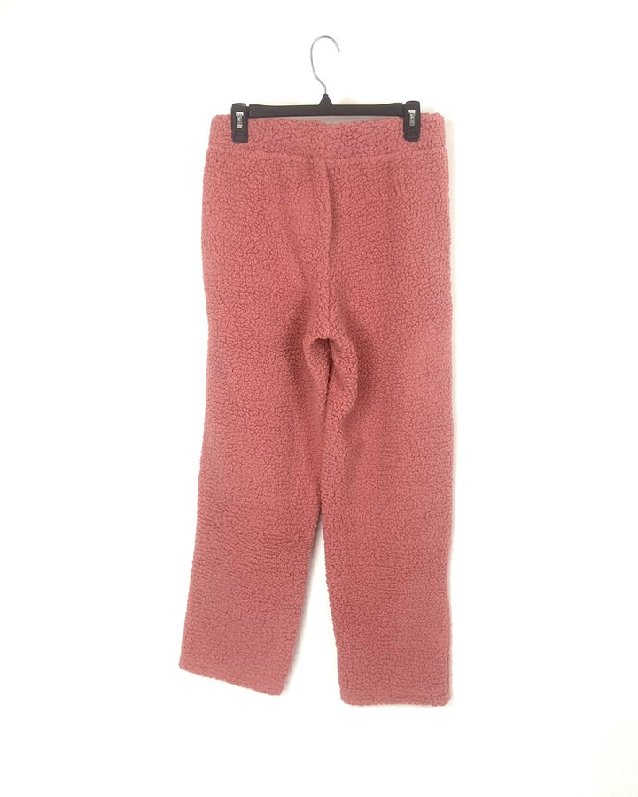 Coral Plush Pants - Small