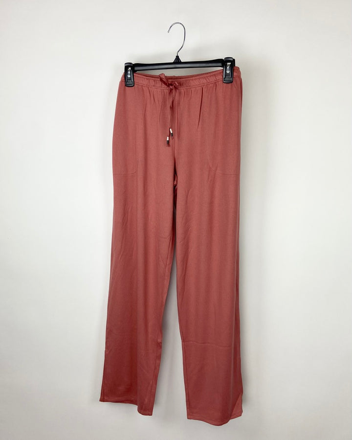 Melon Colored Lounge Pants - Size 10-12