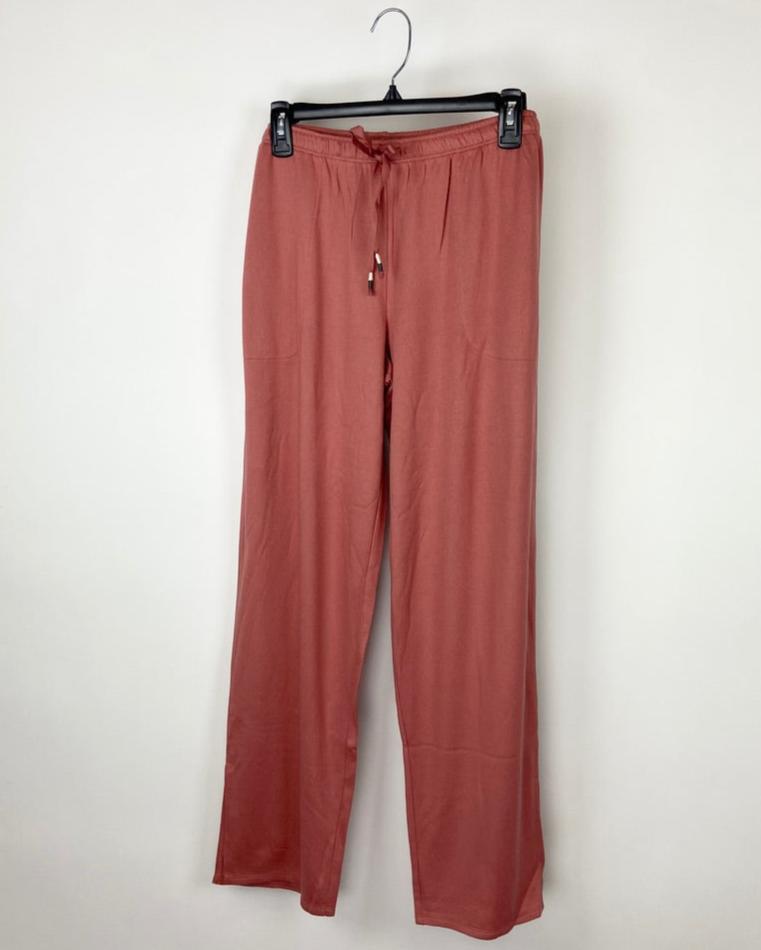 Melon Colored Lounge Pants - Size 10-12