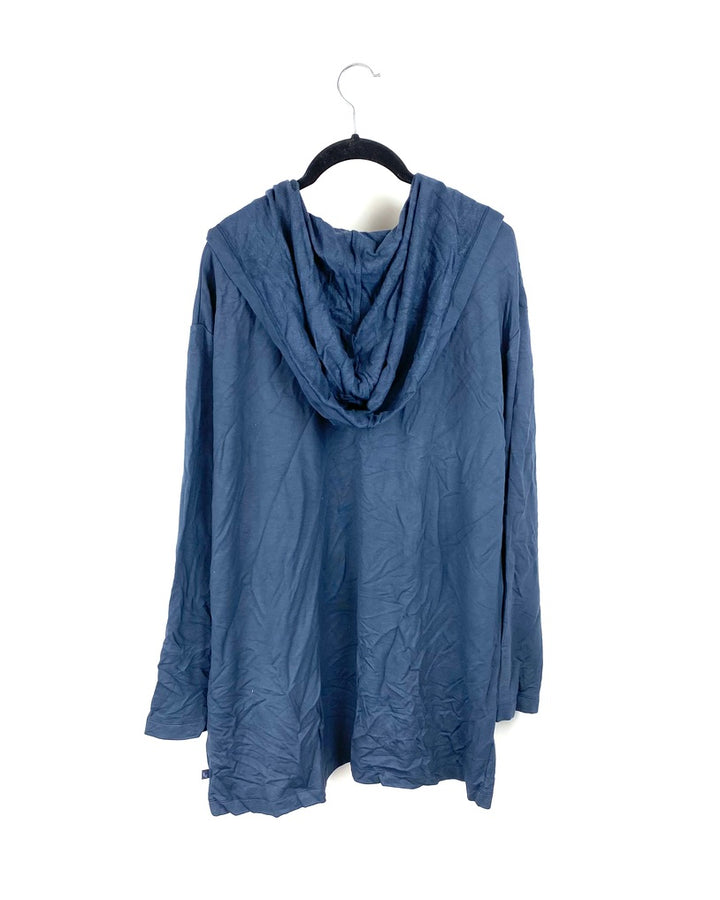 Dark Blue Open Cardigan - Medium