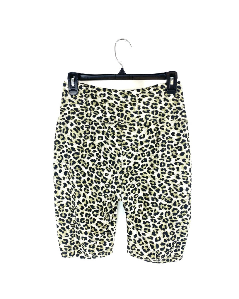 Leopard Biker Shorts - Extra Large