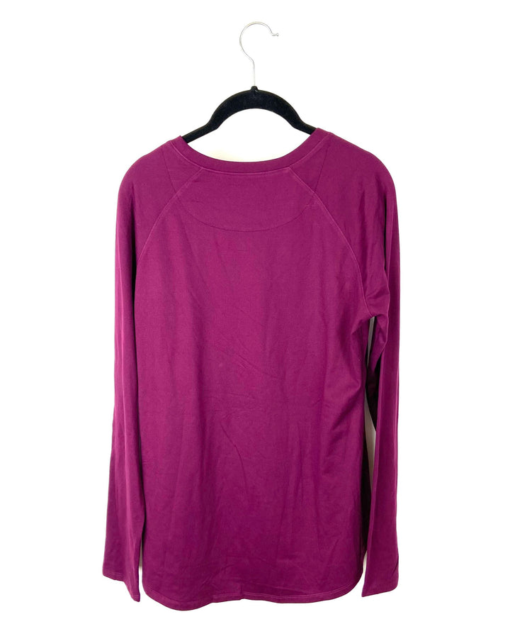 Purple Long Sleeve Top - Size 10/12