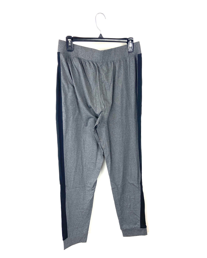 Grey and Black Stripe Joggers - Size 6/8 and 14/16