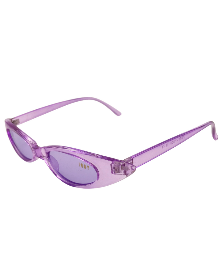 Purple Slim Lens Sunglasses