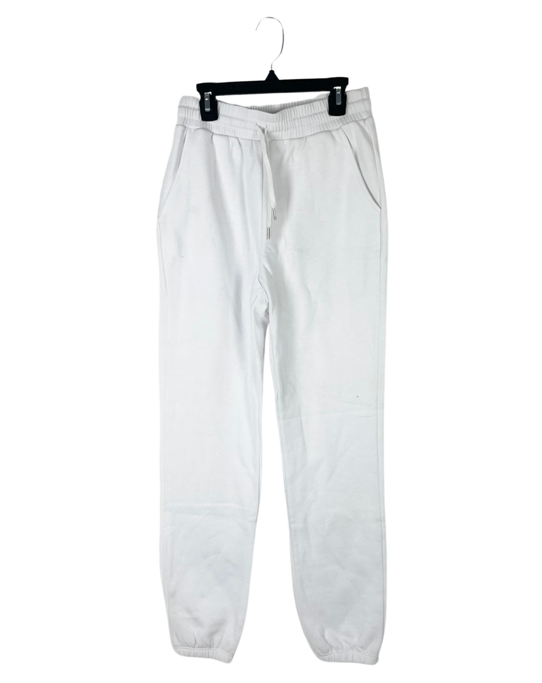 White Sweatpant Joggers - Size 2