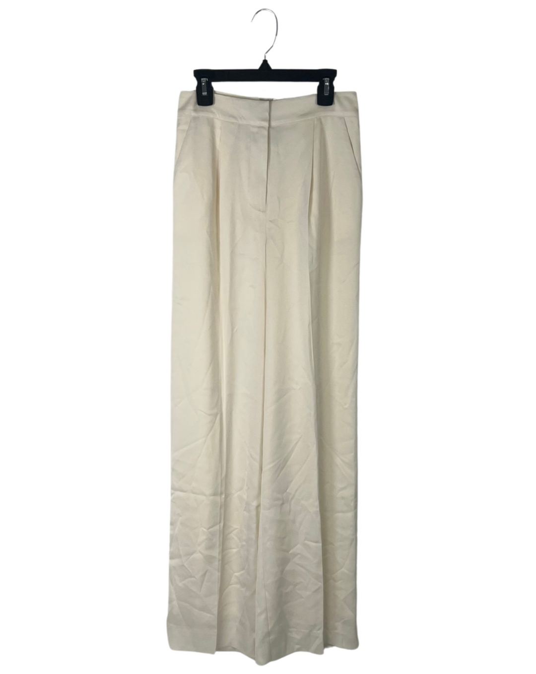 Cream Wide Leg Pant - Size 00, 10, 12, 14