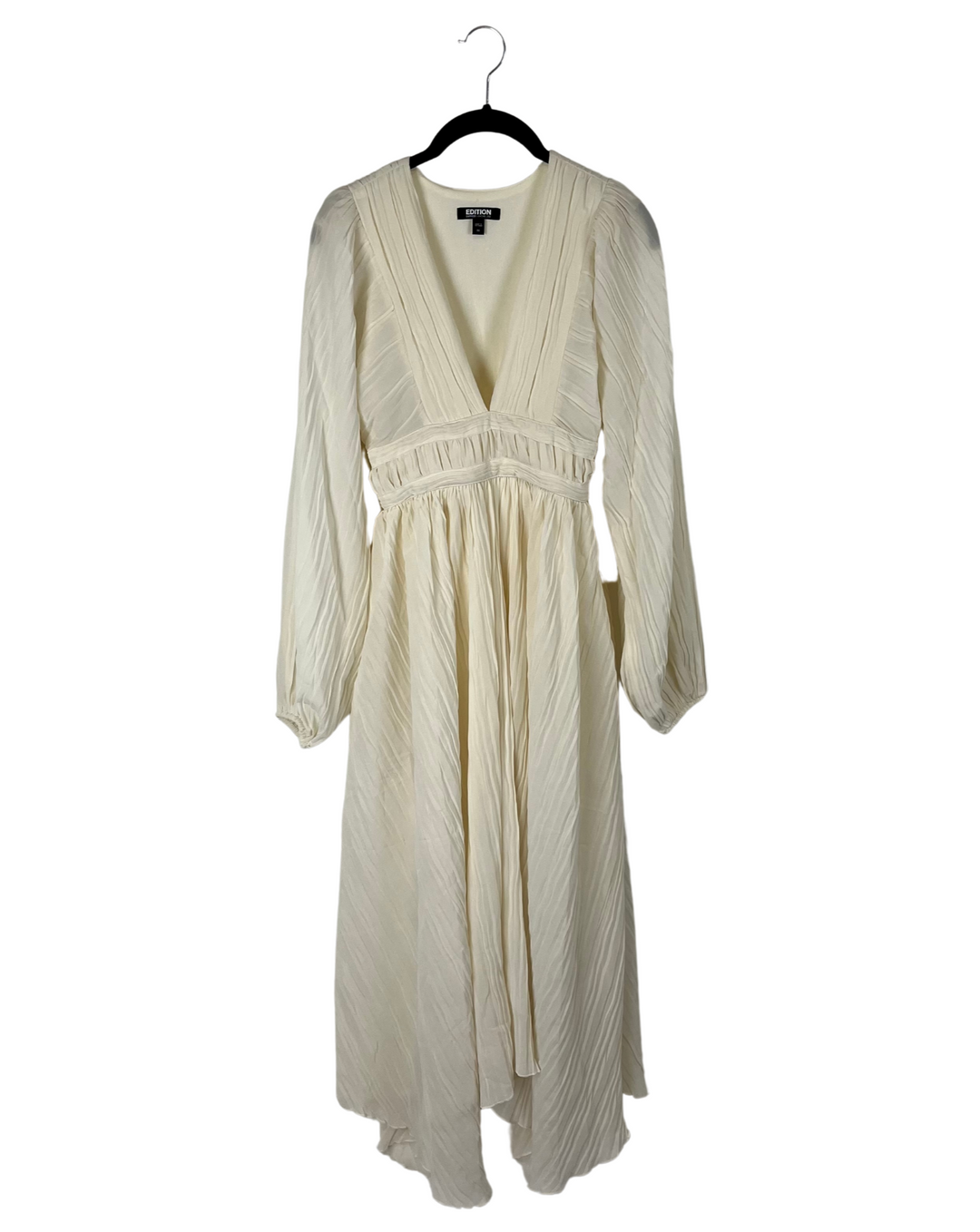 Cream Long Sleeve Dress - Size 00 The Fashion Foundation Cream Long Sleeve Dress - Size 00 The Fashion Foundation