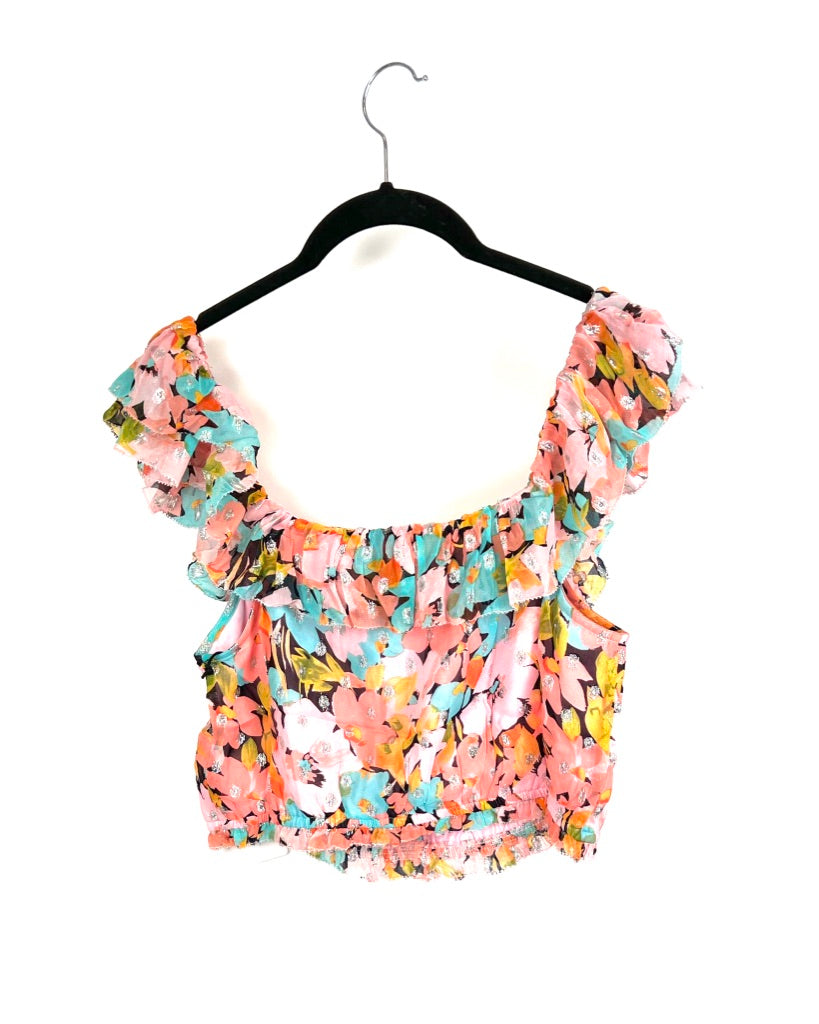 Floral Crop Top - Small