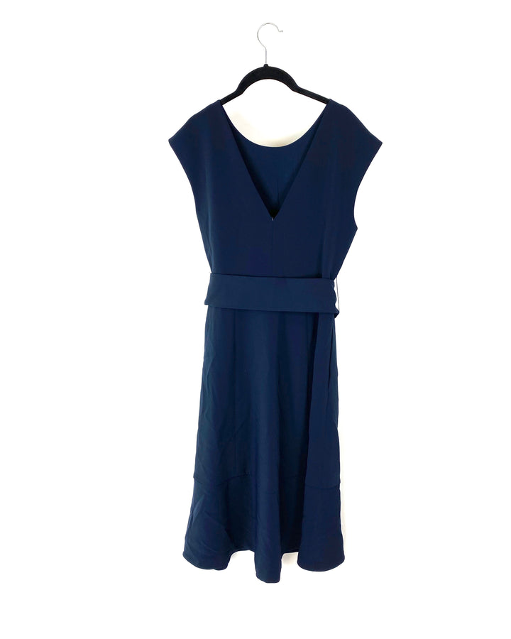 Navy Blue Maxi Dress - Size 4