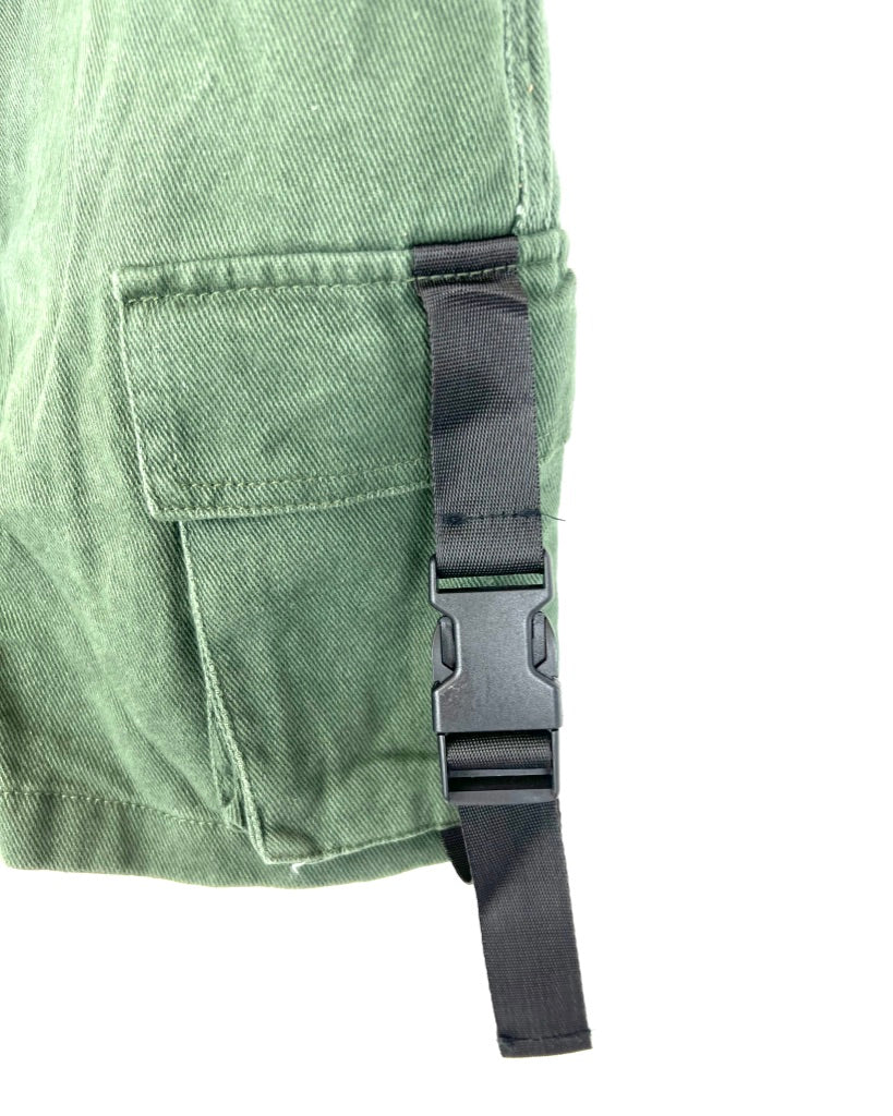 Green Cargo Skirt - Extra Small And Small