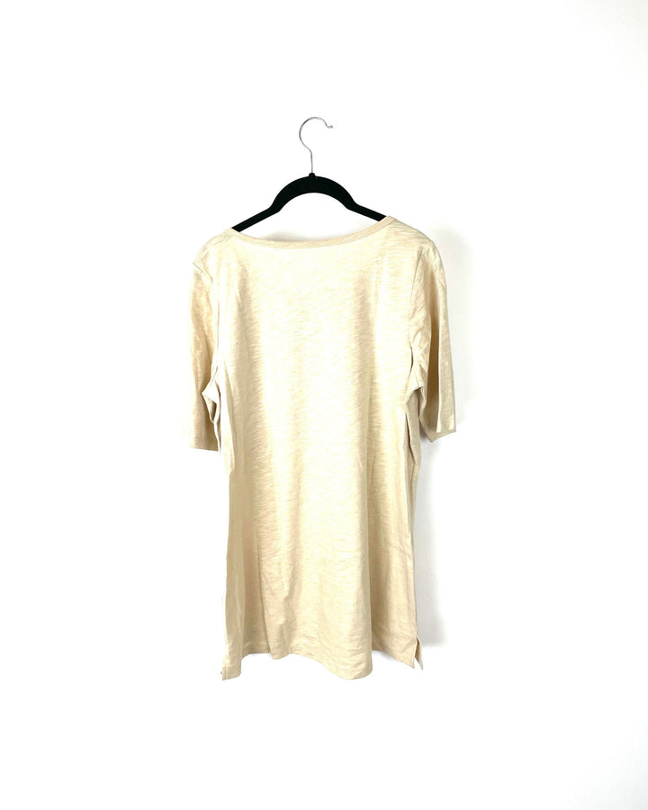 Cream Sparkly Top - Small/Medium