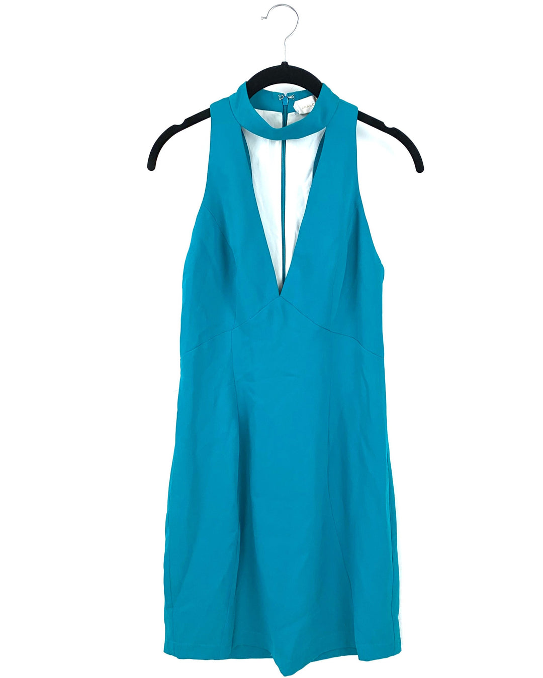 Teal Cutout Dress - Small