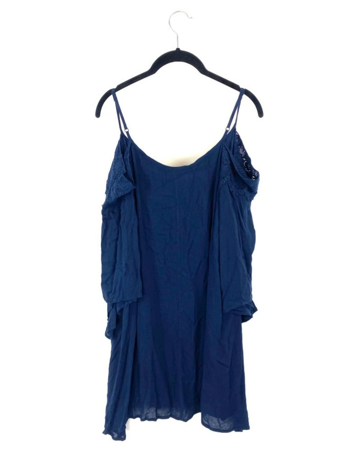 Navy Blue Shift Dress - Small and Medium